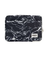  iLike 15-16 Inches Fabric Laptop Bag Marble Black 