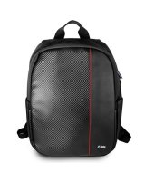  BMW BMW Carbon Red Stripe backpack for a 16'' laptop - black 