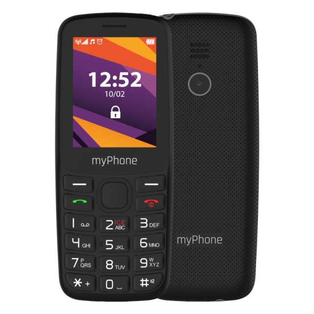 MyPhone 6410 LTE | Black | 2.4 '' | TFT | 64 MB | 128 MB | Dual SIM | Nano SIM | USB version Type-C | Built-in camera | Main camera resolution 0.3 MP | 1400 mAh MyPhone 6410 LTE | Black | 2.4 '' | TFT | 64 MB | 128 MB | Dual SIM | Nano SIM | USB version Type-C | Built-in camera | Main camera resolution 0.3 MP | 1400 mAh
