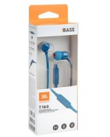  JBL T160 In-Ear Headset 3,5mm Blue 
