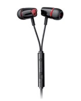  Joyroom headphones 3.5 mm mini jack with remote control and microphone Black 