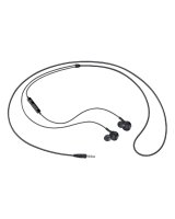  Samsung Earphones 3.5mm HF volume regulator Black 