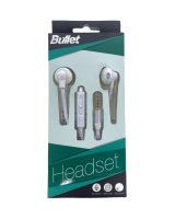  - BULLET Earphones 3.5mm, 120 cm. White 