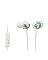  Sony In-ear Headphones EX series White 