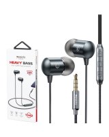  yesido YH42 Earphone 3.5mm With Microfone Black 