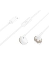  Hoco M115 Sagacious universal earphones with microphone iP White 