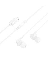  Hoco M113 Clear universal digital earphones with microphone iP White 