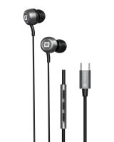  Evelatus Crystal Clear Audio headphones with Type-C with microphone Black 