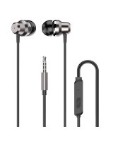  Dudao Dudao in-ear headphones headset with remote control and microphone 3.5 mm mini jack silver (X10 Pro silver) 
