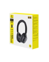  Baseus Baseus Wireless Bluetooth 6.0 Noise Cancelling Headphones Bass BH1 NC Black Color A0203703 (6932172696993) 