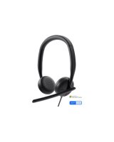  Dell Headset WH3024 Built-in microphone USB-C, USB-A Black 