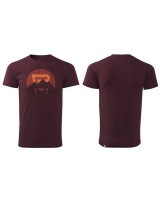  T-krekls Rock Machine Sunrise, sarkana, L 