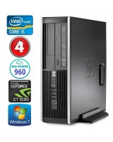  HP 8100 Elite SFF i5-750 4GB 960SSD GT1030 2GB DVD WIN7Pro 