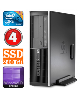  HP 8100 Elite SFF i5-650 4GB 240SSD DVD WIN10Pro 