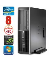  HP 8100 Elite SFF i5-750 8GB 480SSD GT1030 2GB DVD WIN7Pro 