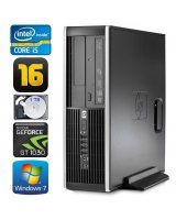  HP 8100 Elite SFF i5-750 16GB 1TB GT1030 2GB DVD WIN7Pro 