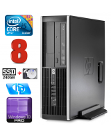  HP 8100 Elite SFF i5-650 8GB 240SSD+2TB DVD WIN10Pro 