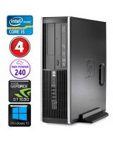  HP 8100 Elite SFF i5-750 4GB 240SSD GT1030 2GB DVD WIN10 