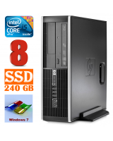  HP 8100 Elite SFF i5-650 8GB 240SSD DVD WIN7Pro 