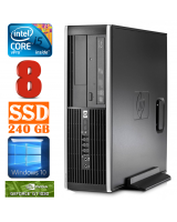  HP 8100 Elite SFF i5-650 8GB 240SSD GT1030 2GB DVD WIN10 