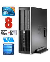  HP 8100 Elite SFF i5-650 8GB 240SSD+2TB DVD WIN10 
