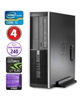  HP 8100 Elite SFF i5-750 4GB 240SSD GT1030 2GB DVD WIN10Pro 