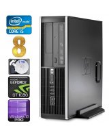  HP 8100 Elite SFF i5-750 8GB 1TB GT1030 2GB DVD WIN10Pro 