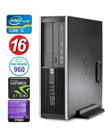  HP 8100 Elite SFF i5-750 16GB 960SSD GT1030 2GB DVD WIN10Pro 