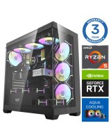  INTOP AQUA Ryzen 5 7600X 16GB DDR5 1TB SSD M.2 NVME+2TB RTX4060Ti 8GB no-OS 