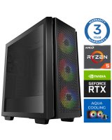  INTOP AQUA Ryzen 5 7600X 16GB DDR5 2TB SSD M.2 NVME RTX3050 6GB no-OS 