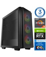  INTOP AQUA Ryzen 5 7600X 16GB DDR5 1TB SSD M.2 NVME+2TB RTX4060Ti 8GB WIN11 