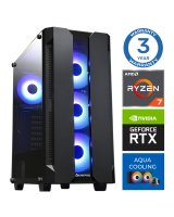  INTOP AQUA Ryzen 7 7700X 64GB DDR5 2TB SSD M.2 NVME+2TB RTX4060Ti 8GB no-OS 