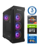  INTOP AQUA Ryzen 7 7700X 32GB DDR5 1TB SSD M.2 NVME RTX4070 SUPER 12GB WIN11 