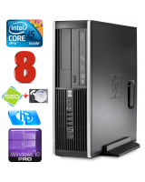  HP 8100 Elite SFF i5-650 8GB 120SSD+2TB DVD WIN10Pro 