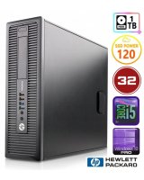  HP 8100 Elite SFF i5-750 16GB 960SSD+2TB GT1030 2GB DVD WIN7Pro 