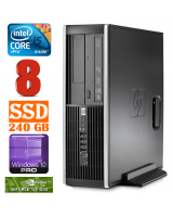  HP 8100 Elite SFF i5-650 8GB 240SSD GT1030 2GB DVD WIN10Pro 