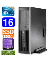  HP 8100 Elite SFF i5-650 16GB 240SSD GT1030 2GB DVD WIN10Pro 