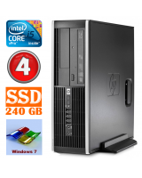  HP 8100 Elite SFF i5-650 4GB 240SSD DVD WIN7Pro 