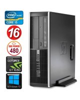  HP 8100 Elite SFF i5-750 16GB 480SSD GT1030 2GB DVD WIN10 