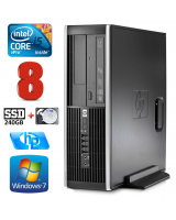  HP 8100 Elite SFF i5-650 8GB 240SSD+1TB DVD WIN7Pro 