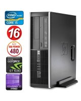  HP 8100 Elite SFF i5-750 16GB 480SSD GT1030 2GB DVD WIN10Pro 