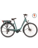  Elektriskais velosipēds Rock Machine 28 Cityride e100SD (I) zaļš matēts (L) 
