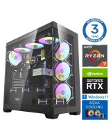  INTOP AQUA Ryzen 7 9800X3D 32GB DDR5 1TB SSD M.2 NVME RTX5080 16GB WIN11 