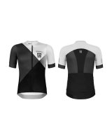  Velo krekls Rock Machine Race Jersey SS, balta/melna, L 