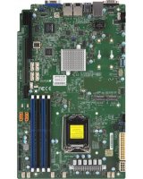  SuperMicro SUPERMICRO Motherboard SKT LGA1151 C246 chipset 4x DDR4 2666 MHz ECC UDIMM 2x1G, MBD-X11SCW-F-O 