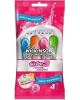  Wilkinson Extra3 Beauty Essentials jednorazowe maszynki do golenia dla kobiet 4szt, 4027800005901 