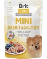  Brit Brit Care Mini Adult Rabbit Salmon Królik z Łososiem Dla Malych Ras 85 G, 99792 