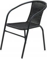  4Living Krzesło ogrodowe Rome, czarne 