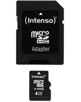  Karta Intenso MicroSDHC 4 GB Class 10 (3413450) 