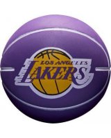  Wilson Wilson NBA Dribbler Los Angeles Lakers Mini Ball WTB1100PDQLAL Fioletowe One size 